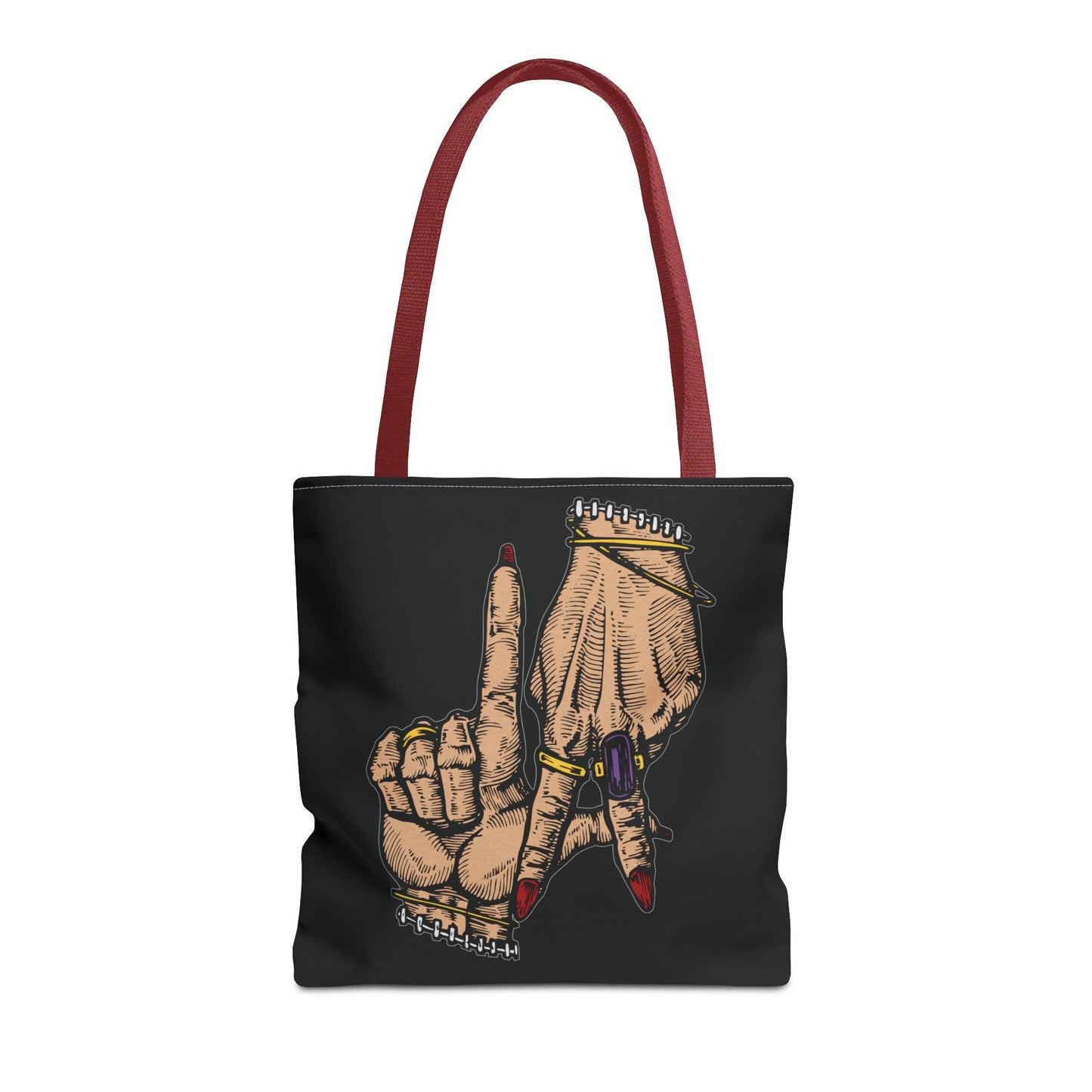 Stylish LA Hands Tote Bag - Chic and Unique for Everyday Use