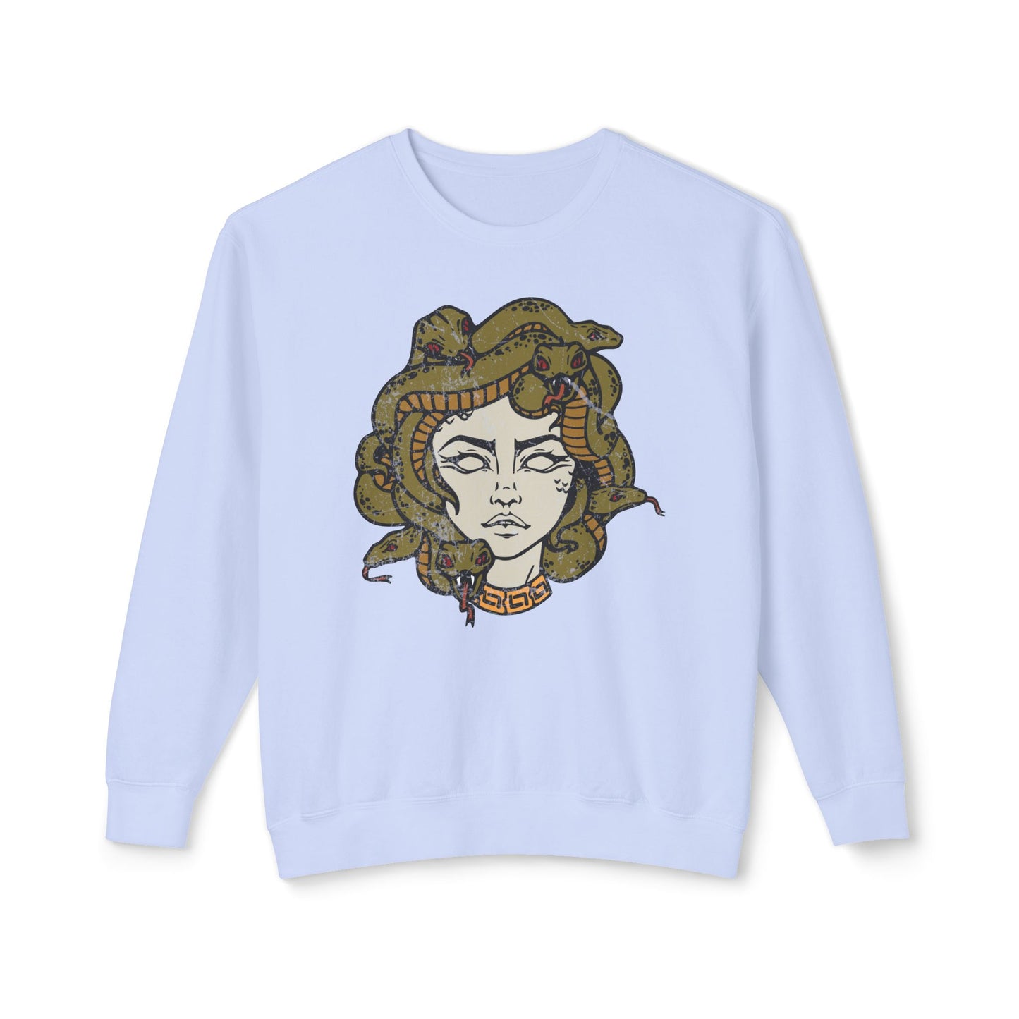 Medusa - Unisex Lightweight Crewneck Sweatshirt