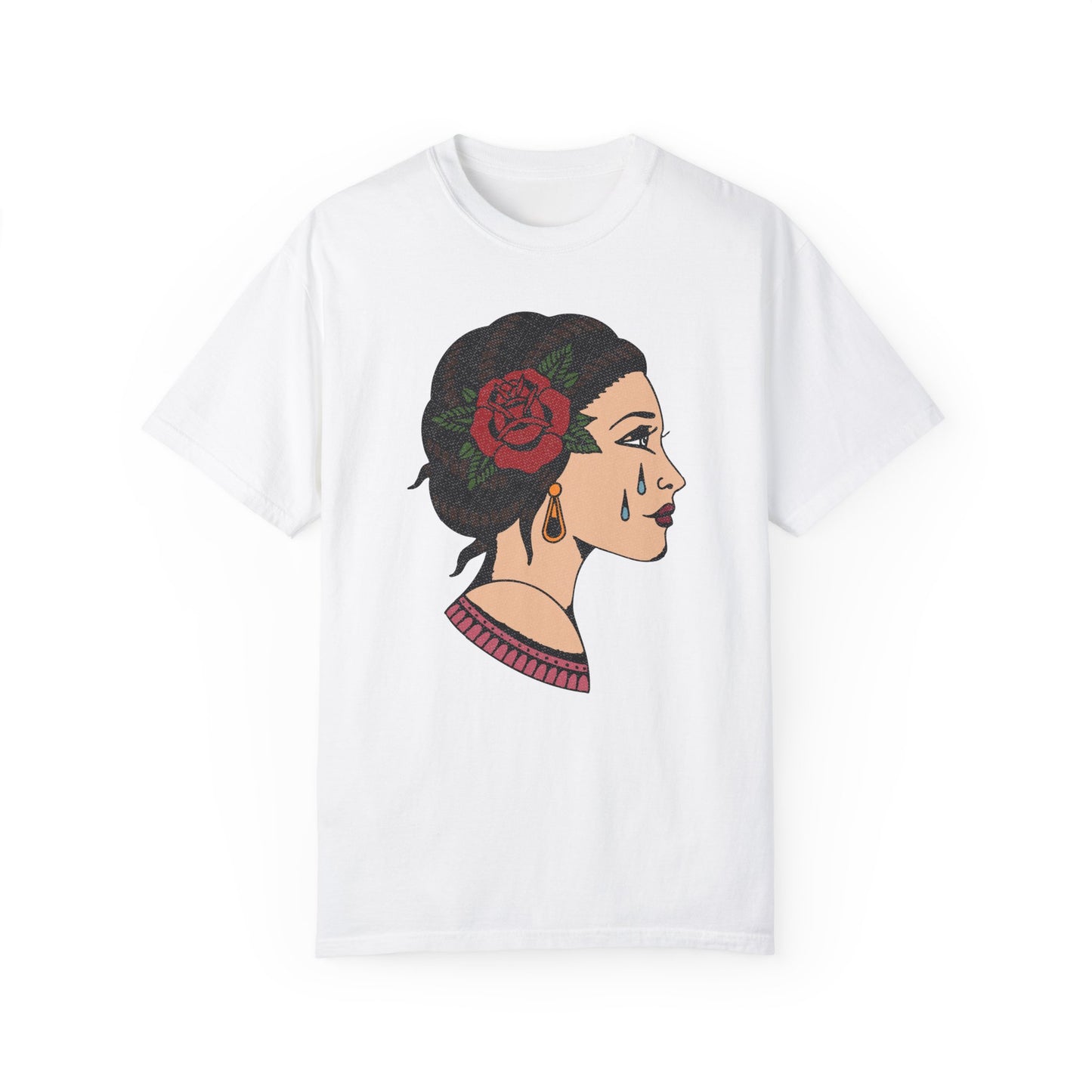 Emotional Floral Art - Unisex Garment-Dyed T-Shirt