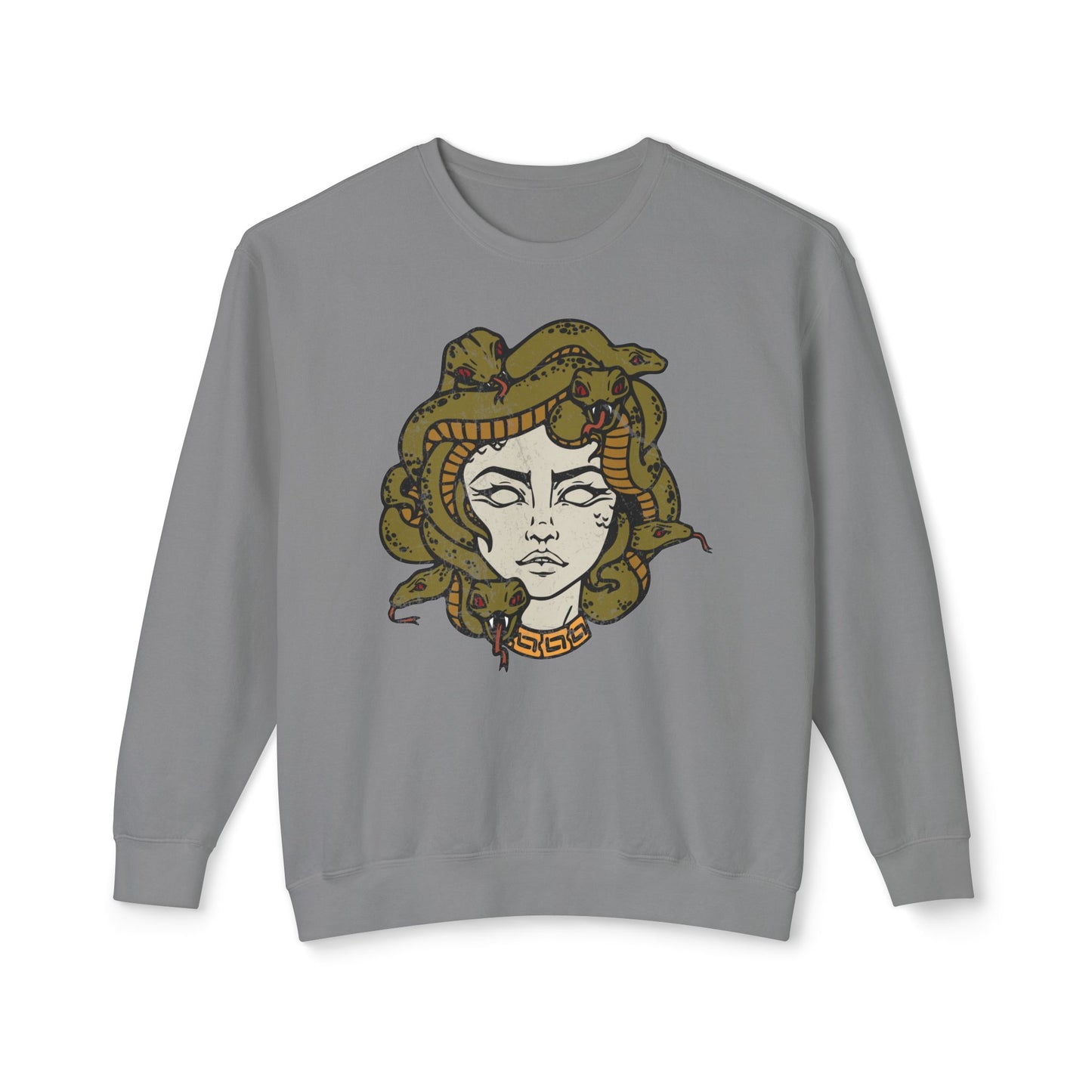 Medusa - Unisex Lightweight Crewneck Sweatshirt