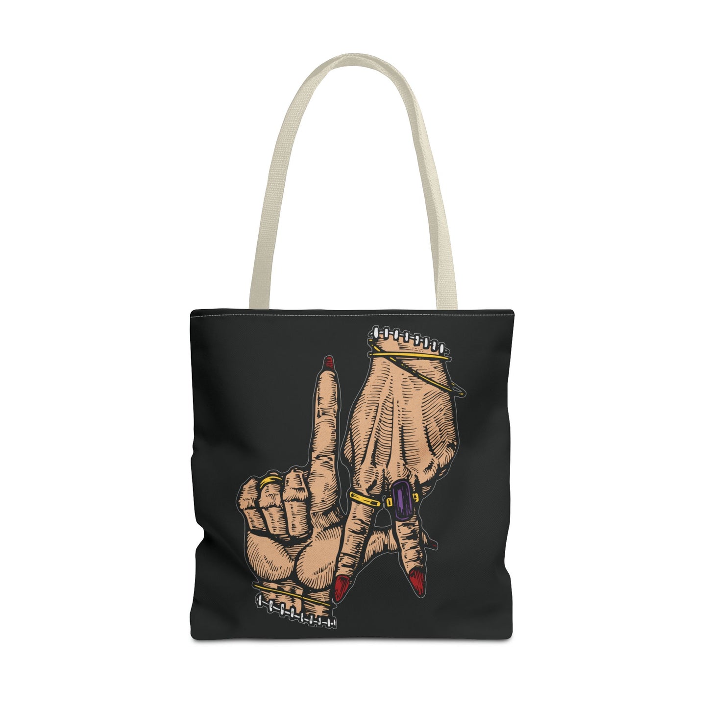 Stylish LA Hands Tote Bag - Chic and Unique for Everyday Use