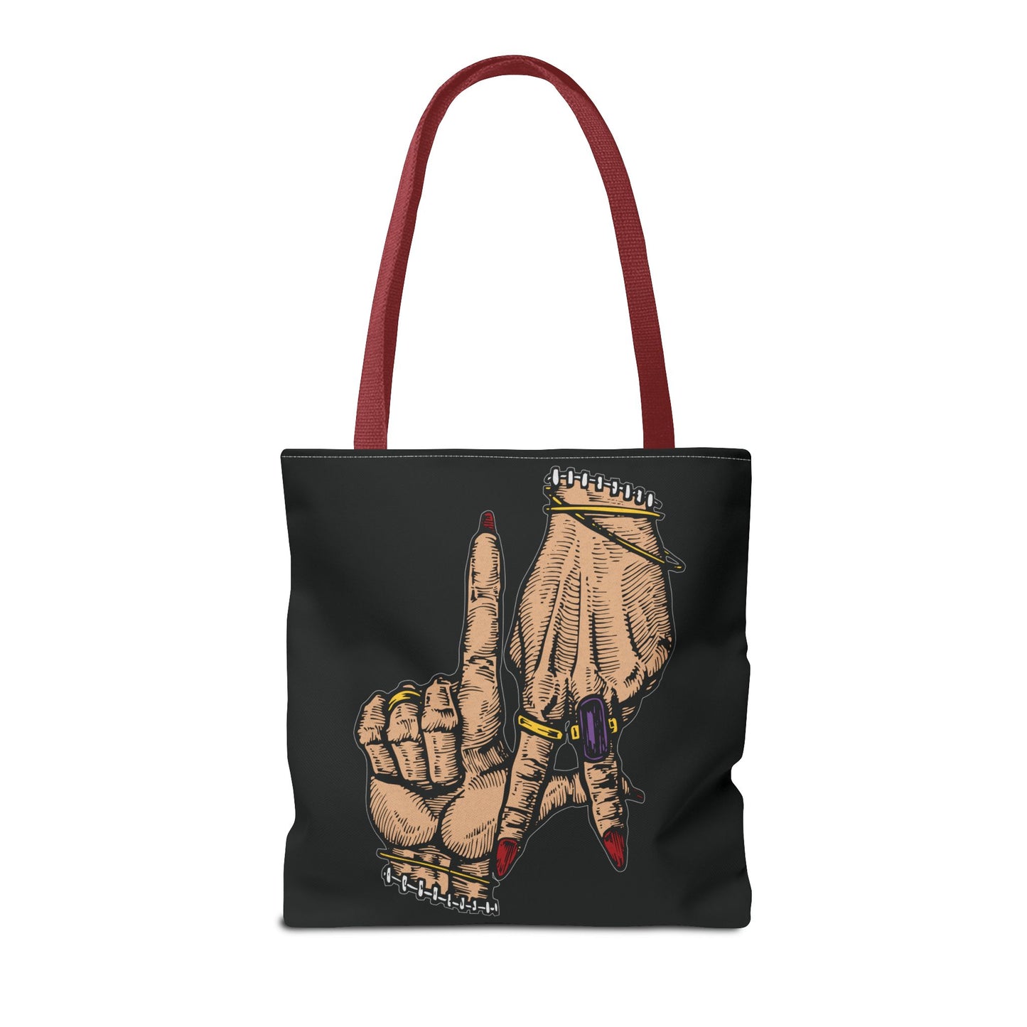 Stylish LA Hands Tote Bag - Chic and Unique for Everyday Use