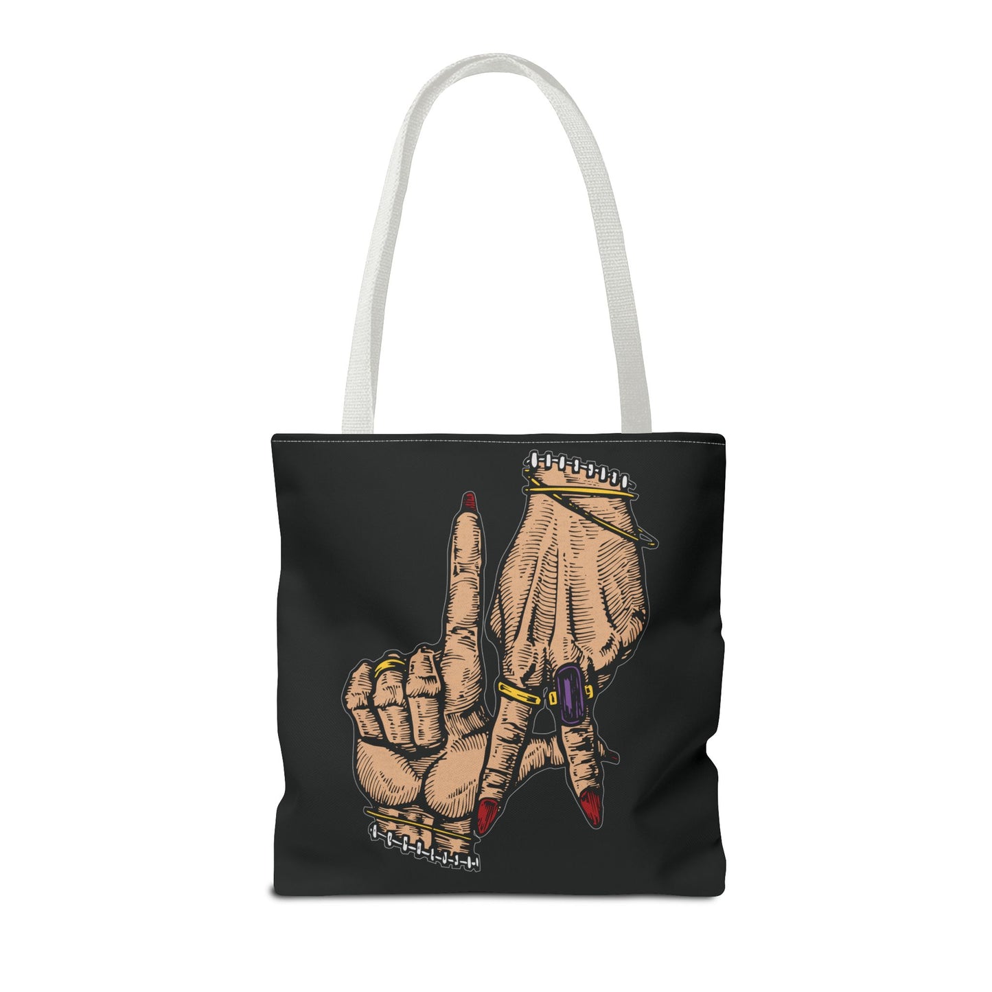 Stylish LA Hands Tote Bag - Chic and Unique for Everyday Use