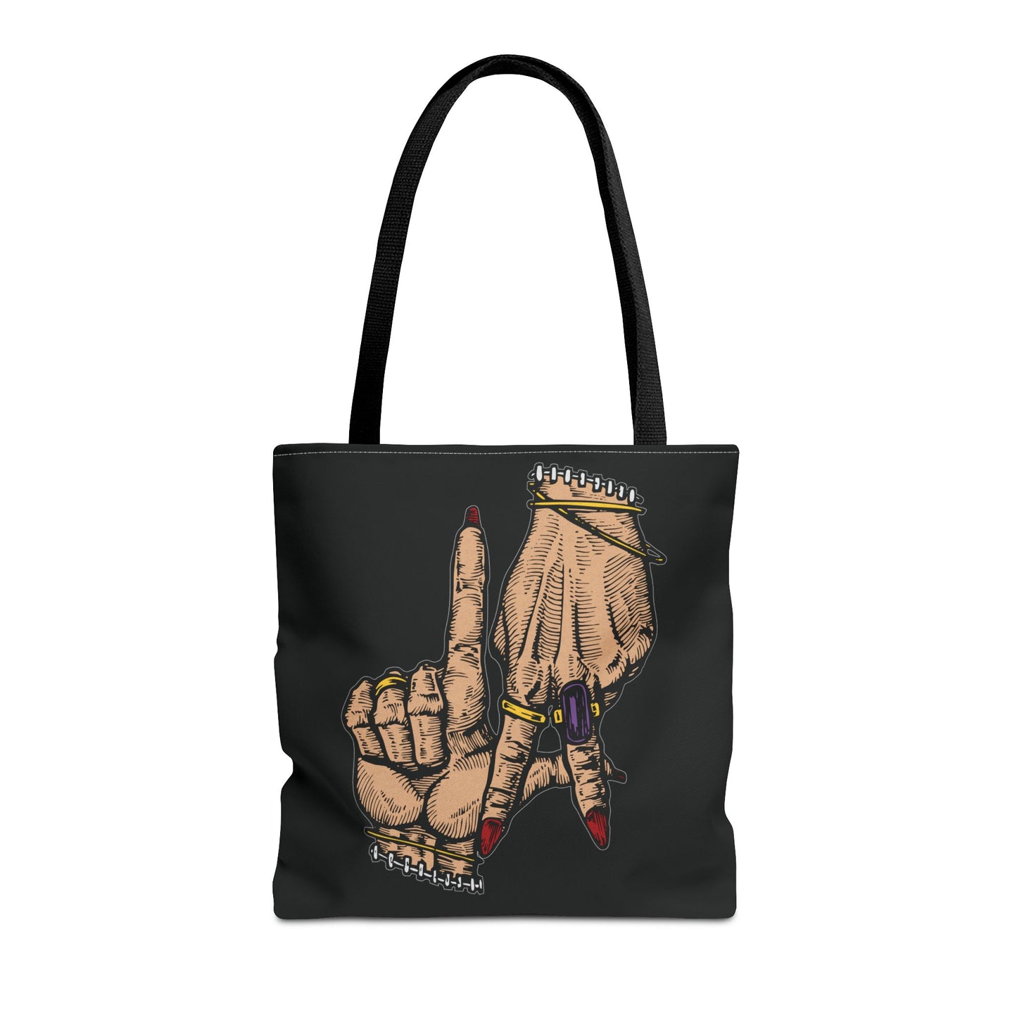 Stylish LA Hands Tote Bag - Chic and Unique for Everyday Use