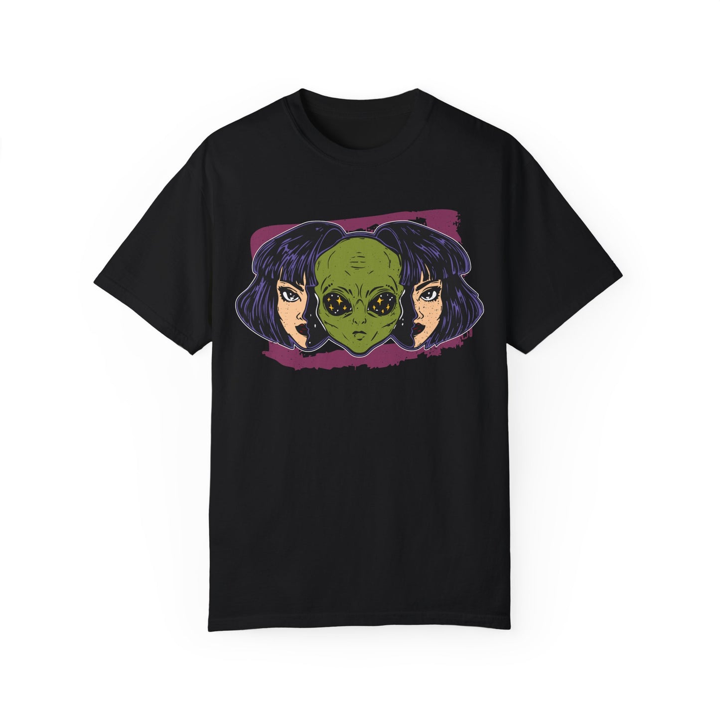 Alien-Inspired Unisex Garment-Dyed T-Shirt