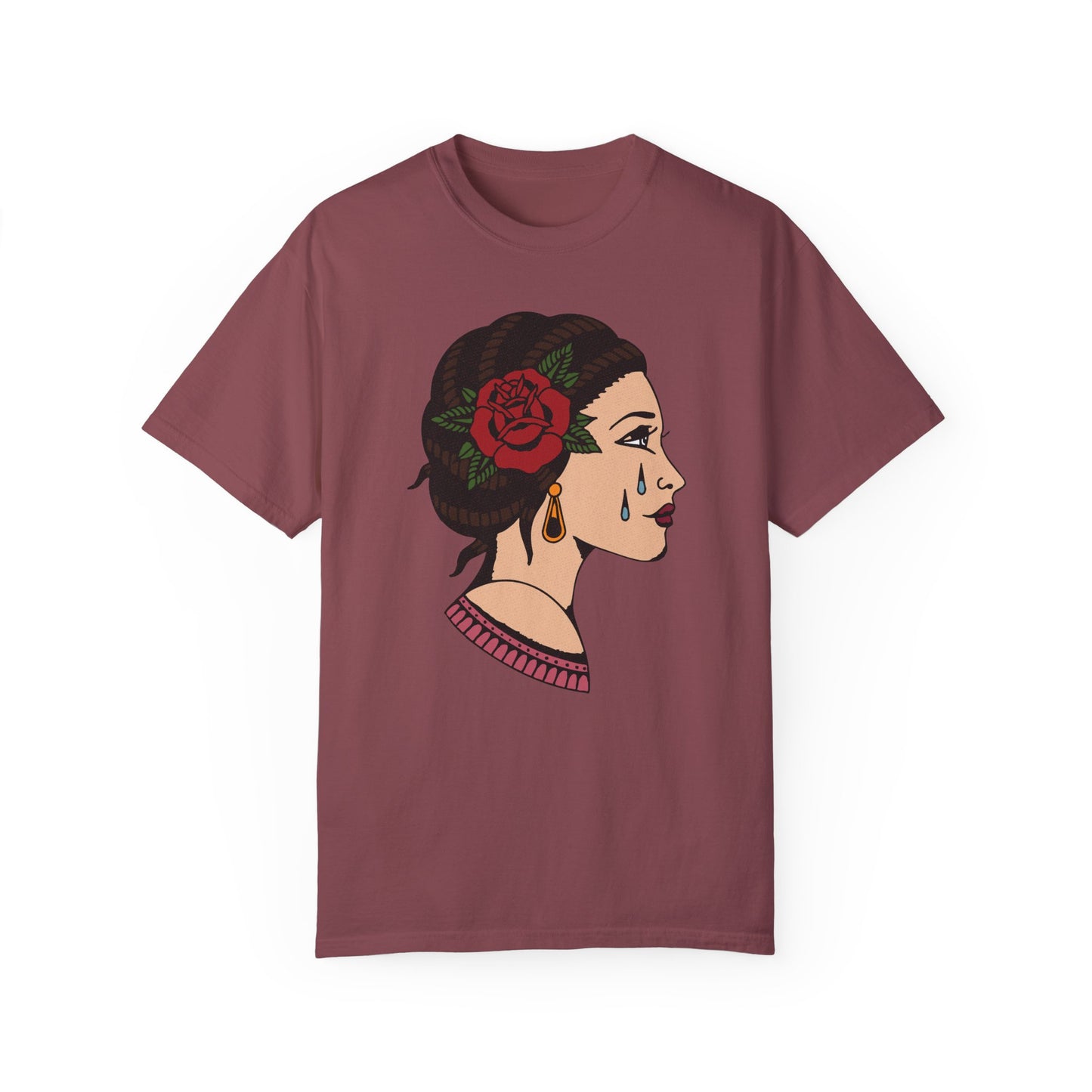 Emotional Floral Art - Unisex Garment-Dyed T-Shirt