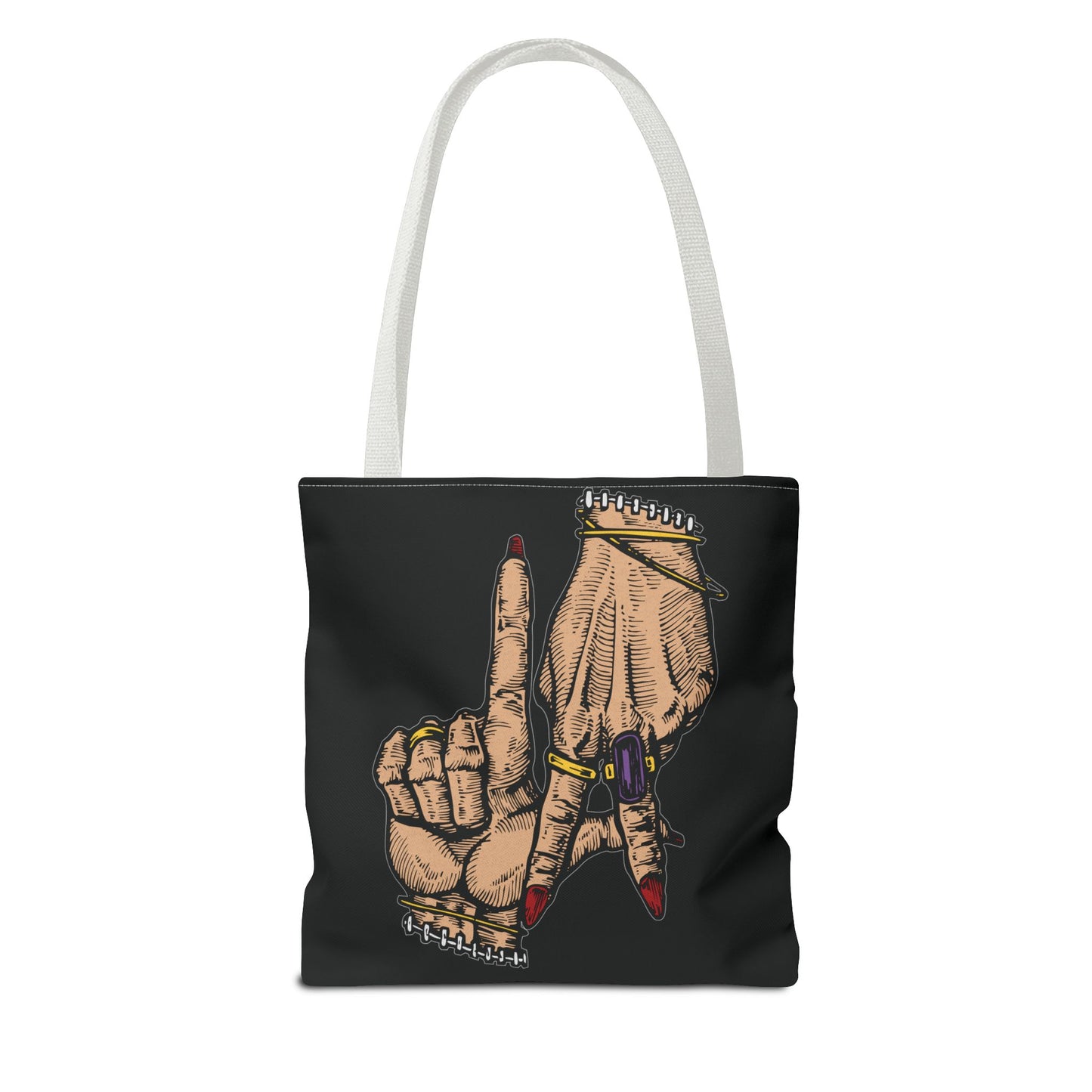 Stylish LA Hands Tote Bag - Chic and Unique for Everyday Use