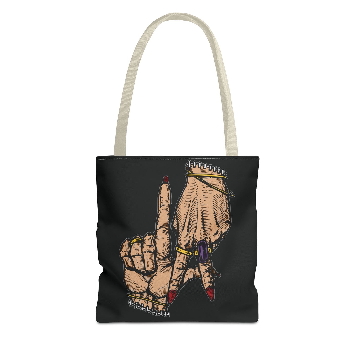 Stylish LA Hands Tote Bag - Chic and Unique for Everyday Use