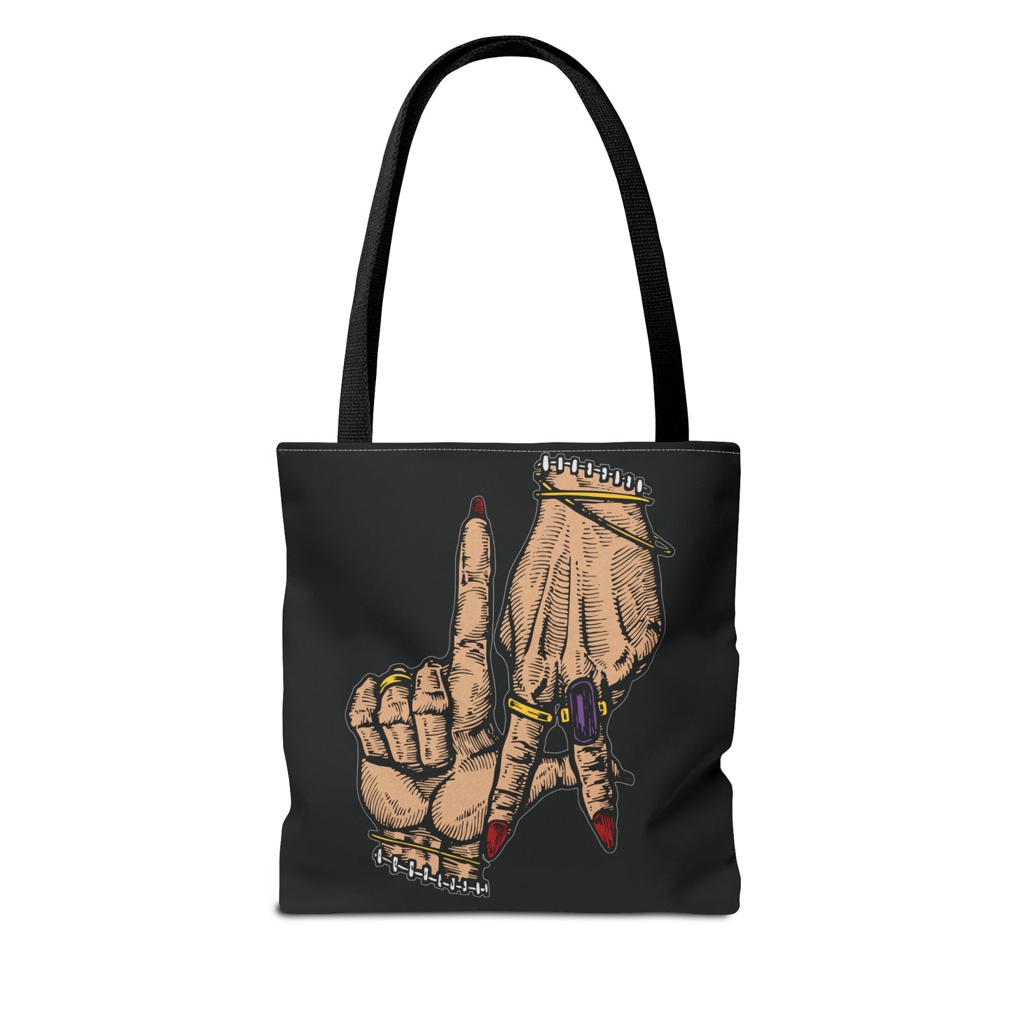 Stylish LA Hands Tote Bag - Chic and Unique for Everyday Use