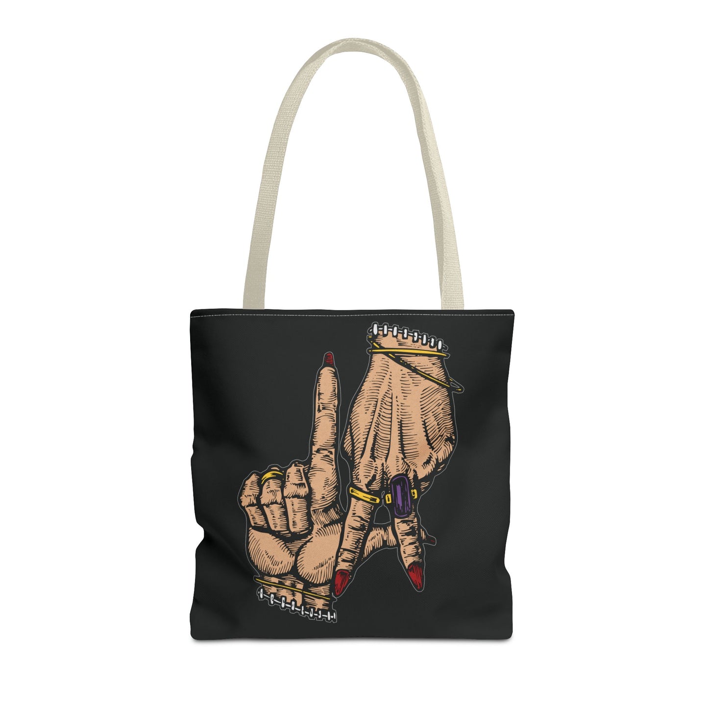 Stylish LA Hands Tote Bag - Chic and Unique for Everyday Use