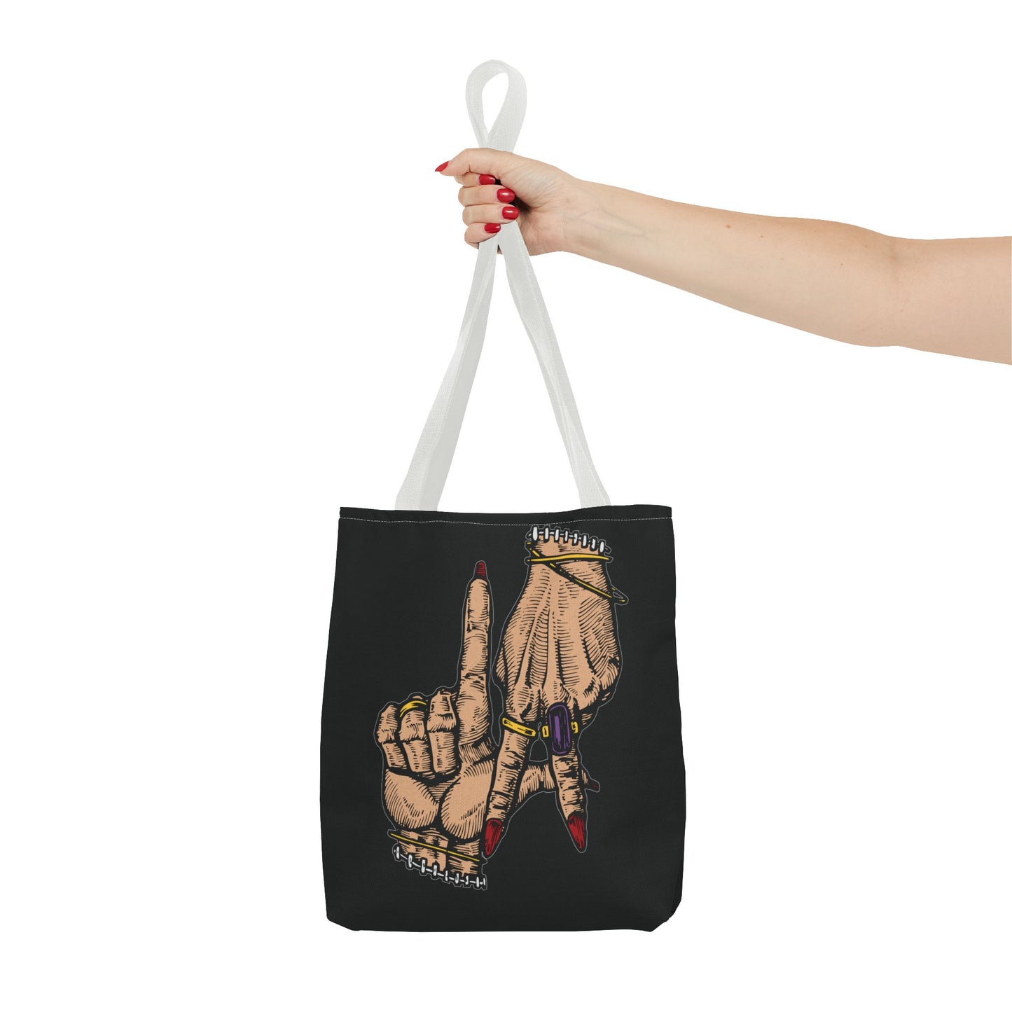 Stylish LA Hands Tote Bag - Chic and Unique for Everyday Use
