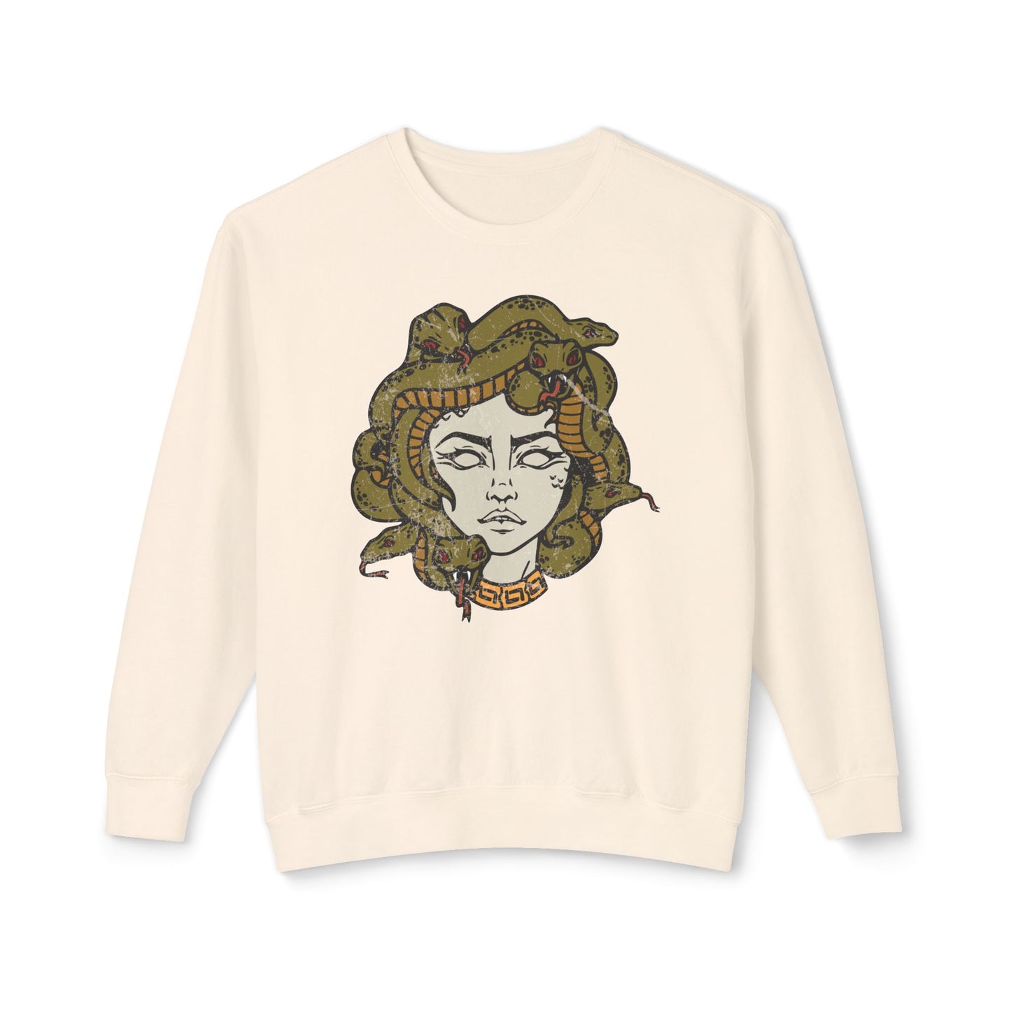 Medusa - Unisex Lightweight Crewneck Sweatshirt