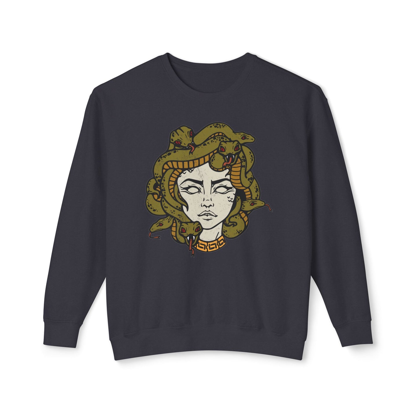 Medusa - Unisex Lightweight Crewneck Sweatshirt