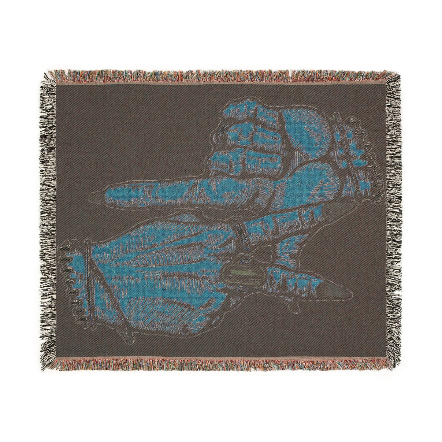 Los Angeles Hands Woven Blanket Design