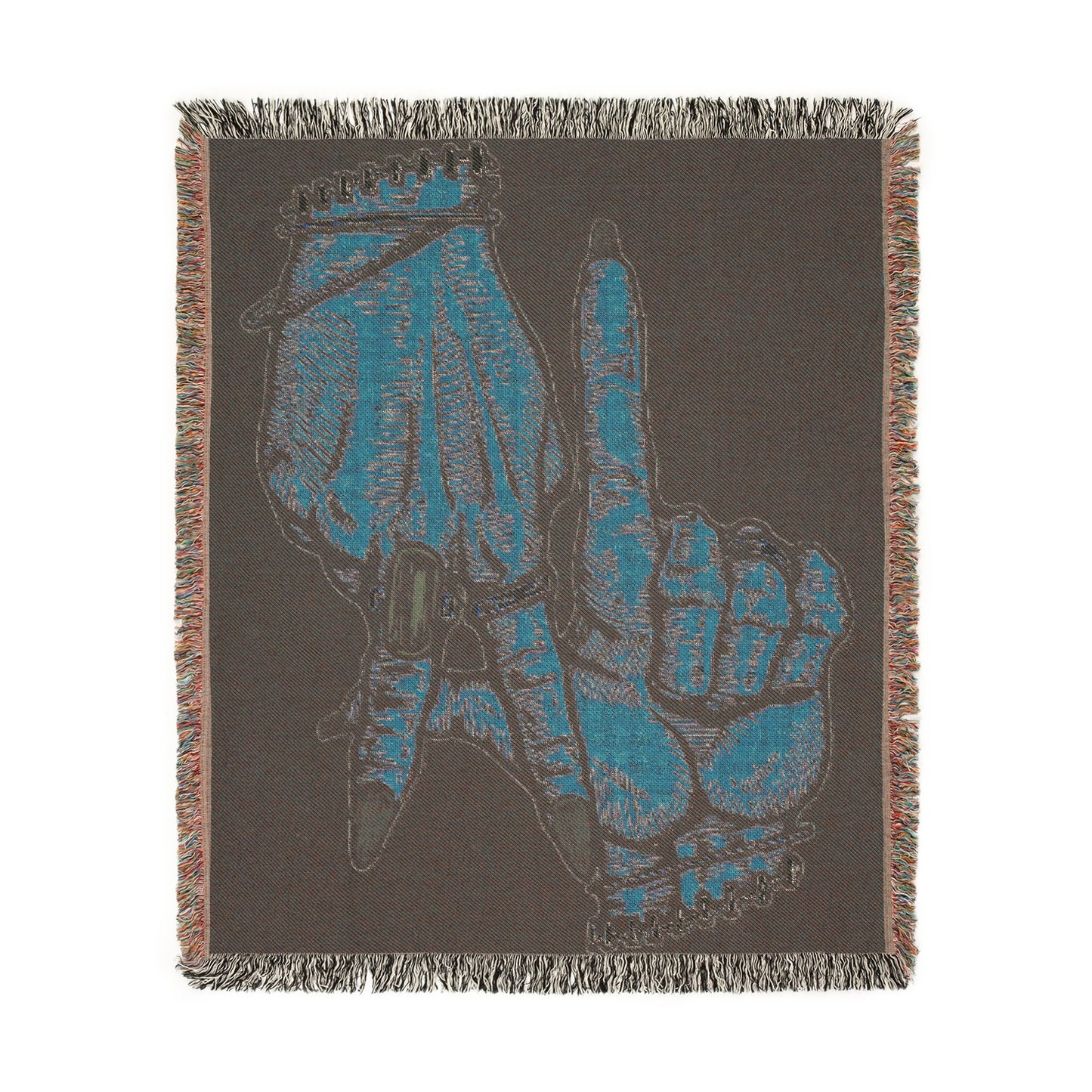 Los Angeles Hands Woven Blanket Design