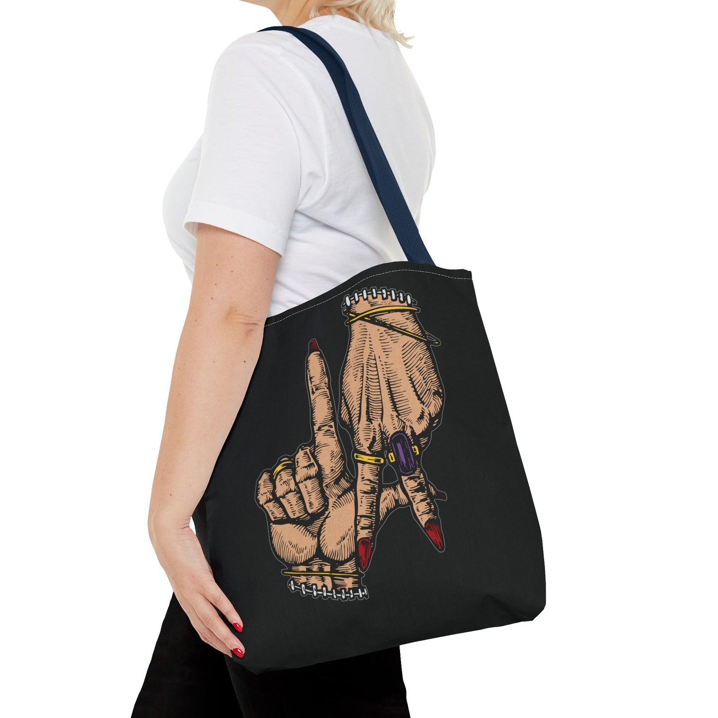 Stylish LA Hands Tote Bag - Chic and Unique for Everyday Use