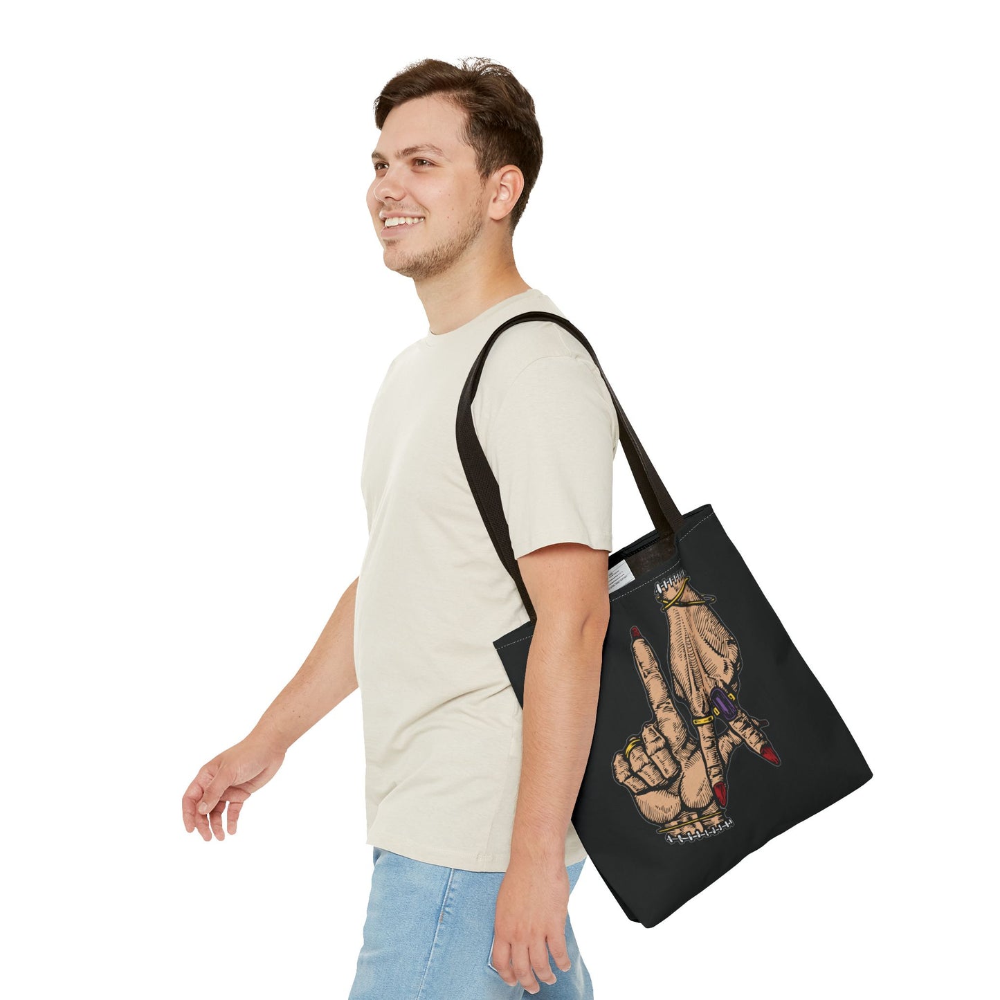 Stylish LA Hands Tote Bag - Chic and Unique for Everyday Use