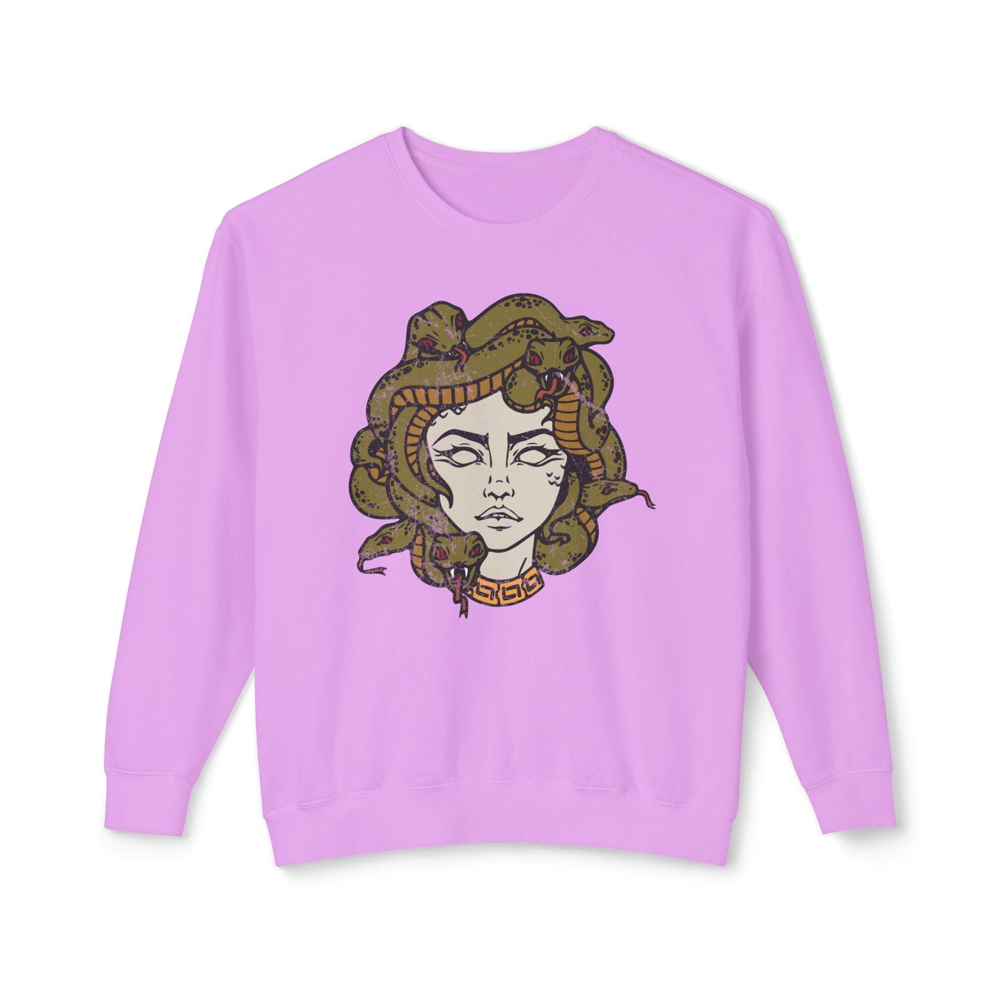 Medusa - Unisex Lightweight Crewneck Sweatshirt