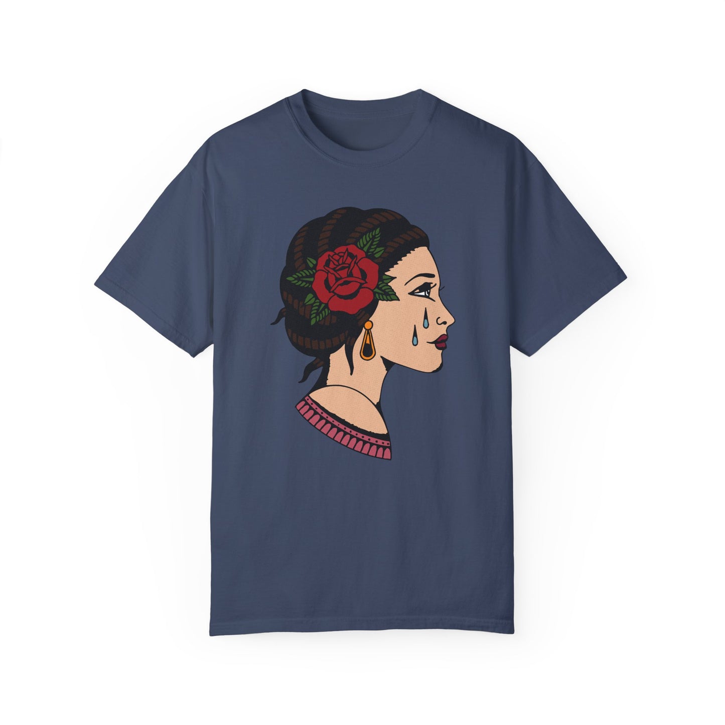 Emotional Floral Art - Unisex Garment-Dyed T-Shirt