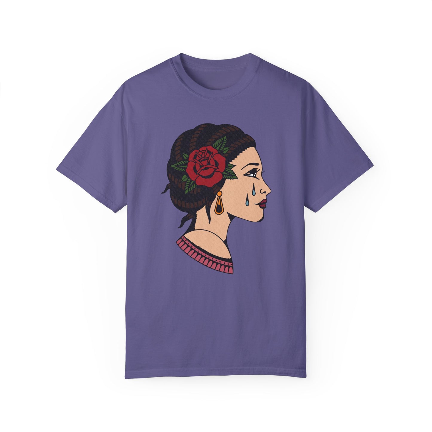 Emotional Floral Art - Unisex Garment-Dyed T-Shirt