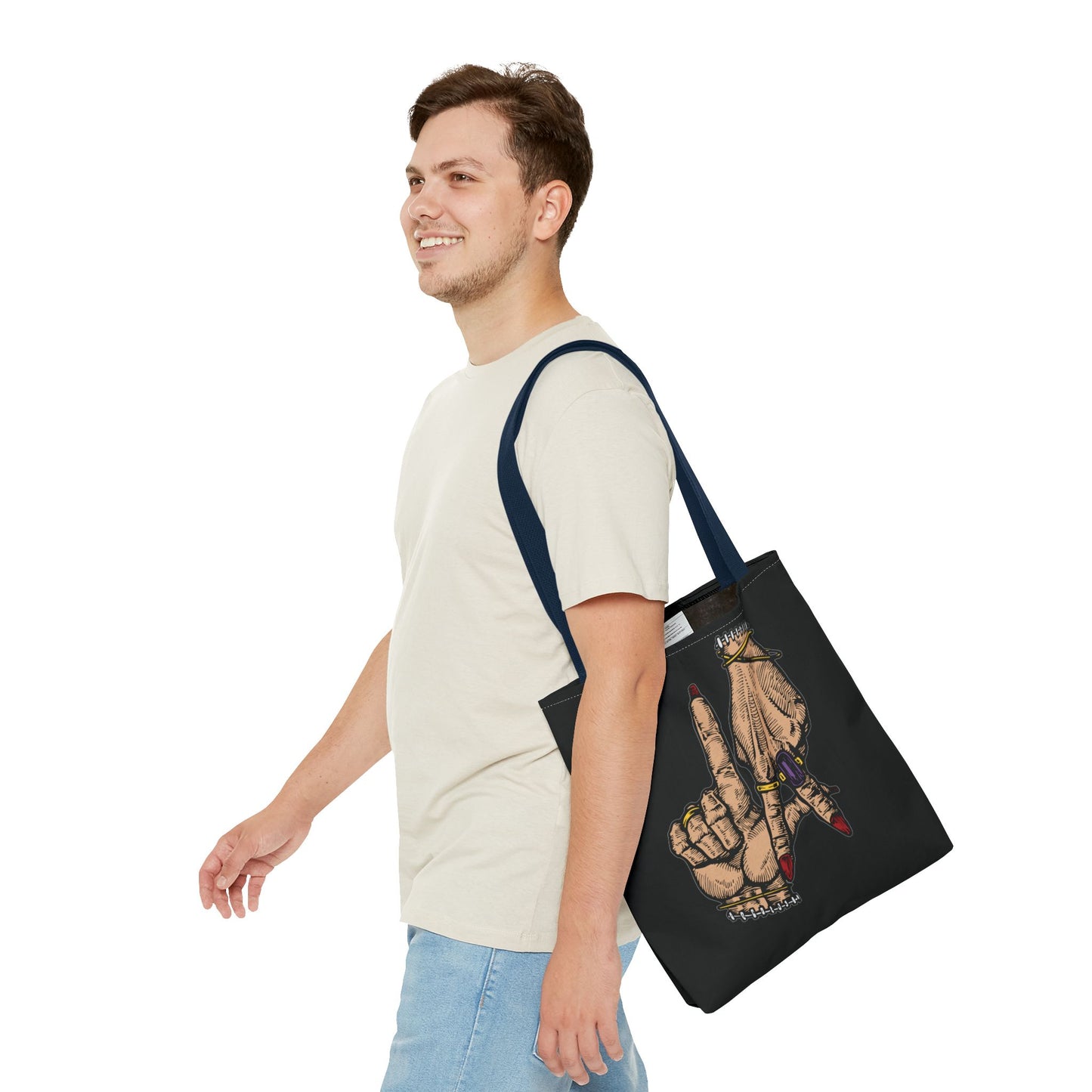 Stylish LA Hands Tote Bag - Chic and Unique for Everyday Use