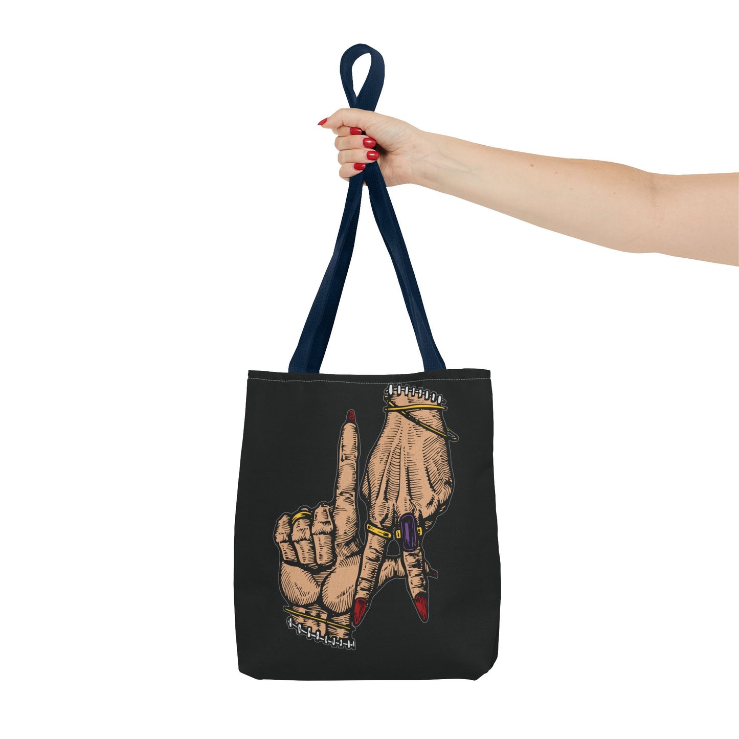 Stylish LA Hands Tote Bag - Chic and Unique for Everyday Use