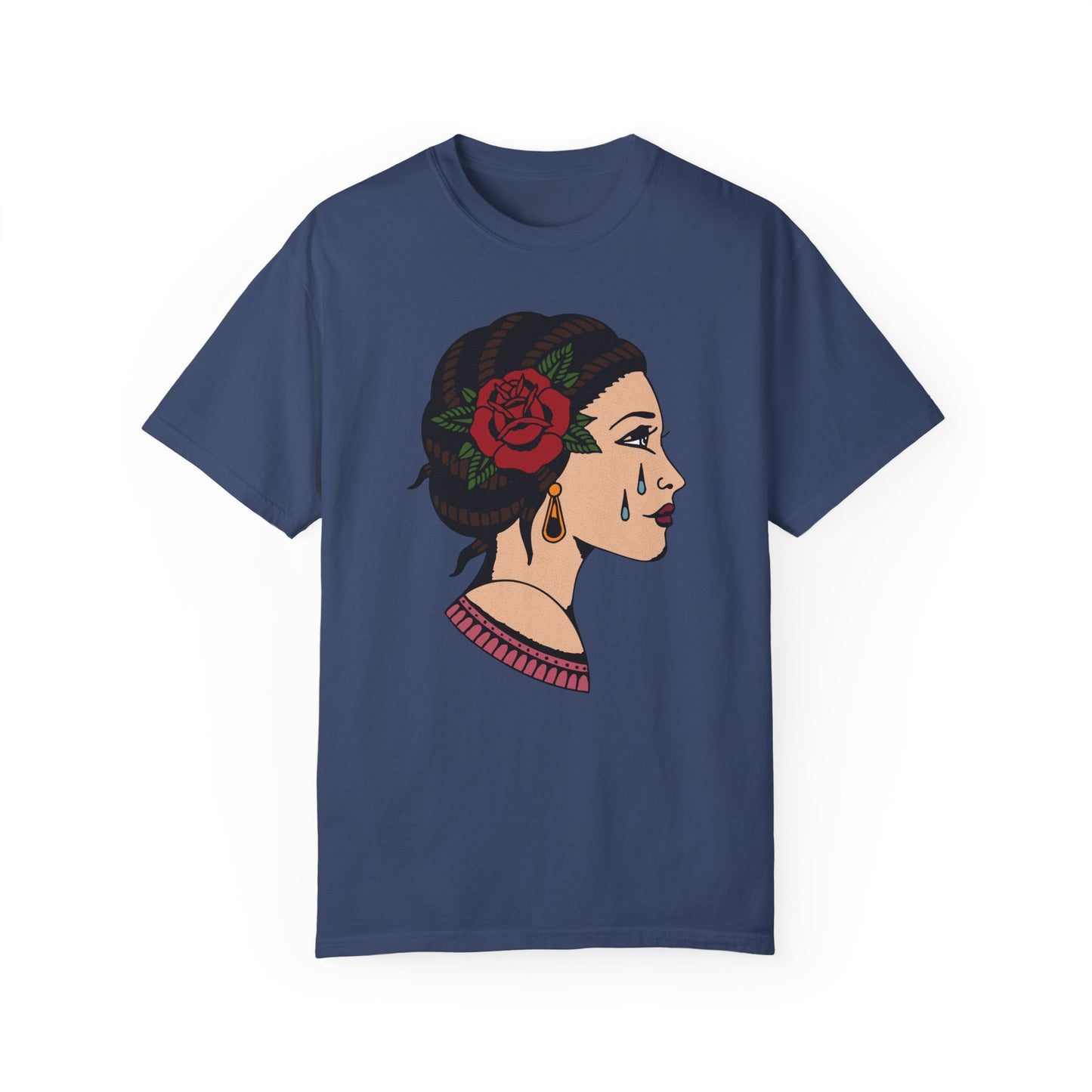 Emotional Floral Art - Unisex Garment-Dyed T-Shirt