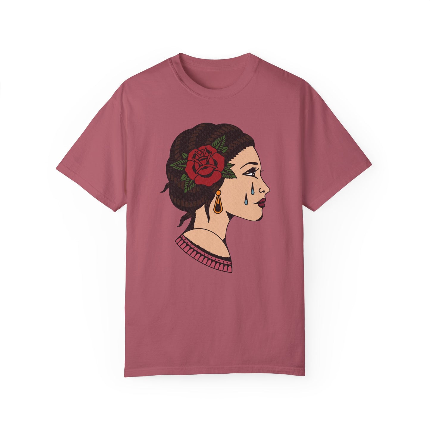 Emotional Floral Art - Unisex Garment-Dyed T-Shirt