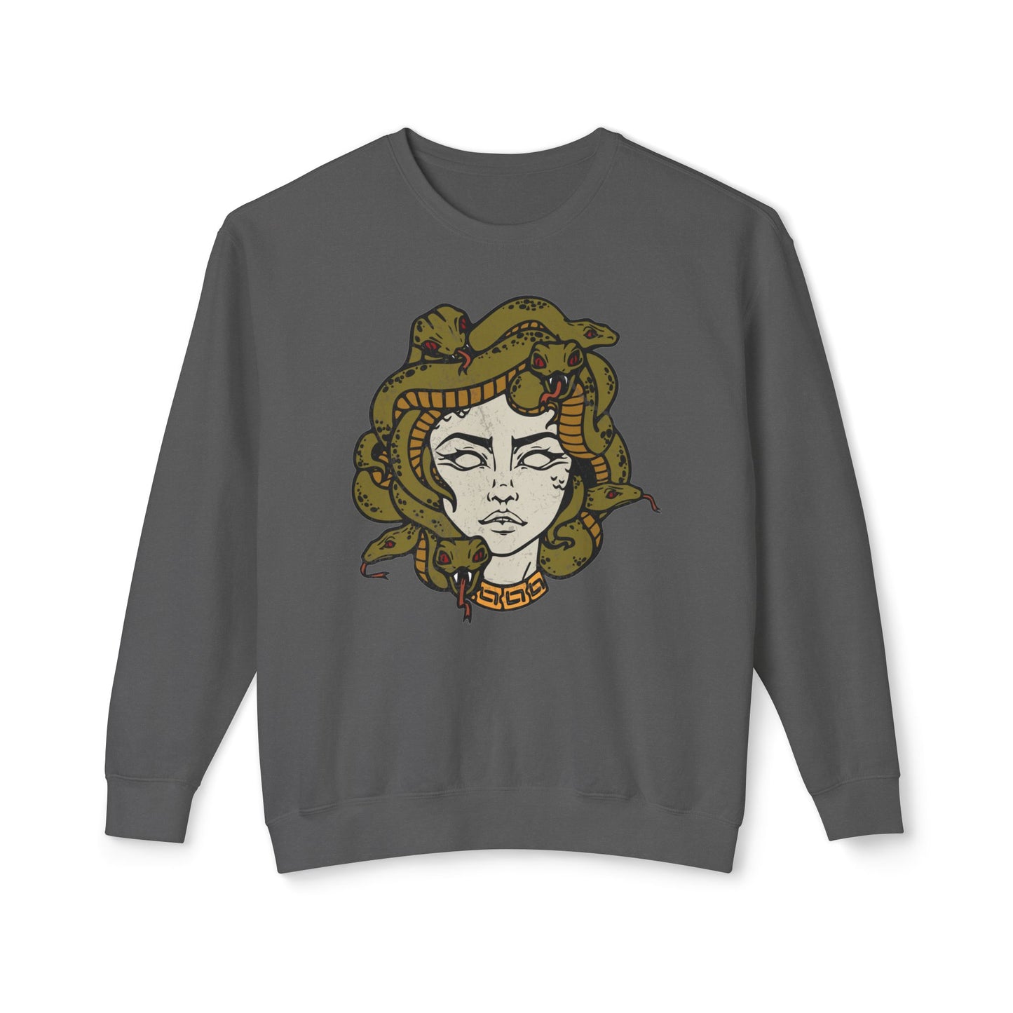 Medusa - Unisex Lightweight Crewneck Sweatshirt