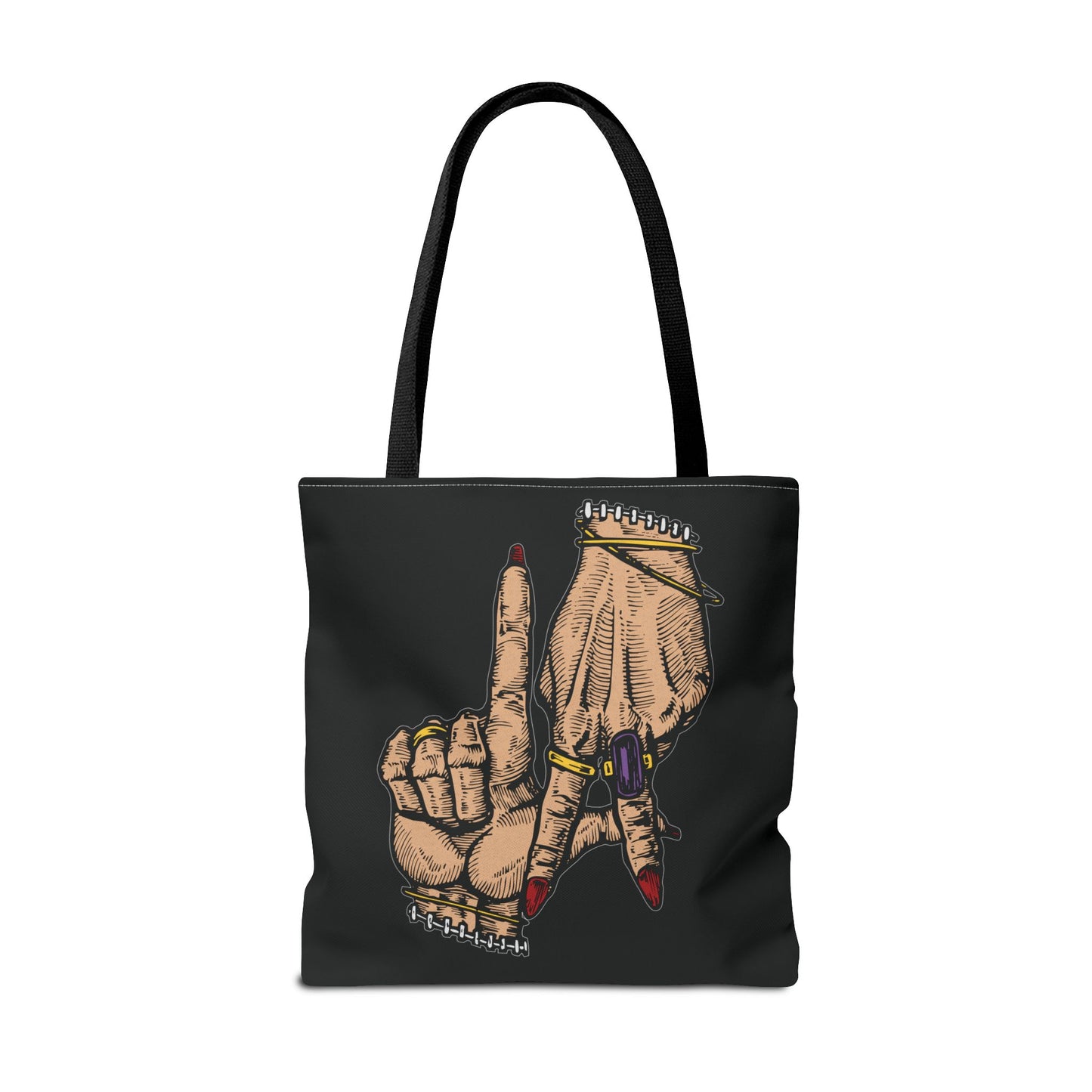 Stylish LA Hands Tote Bag - Chic and Unique for Everyday Use