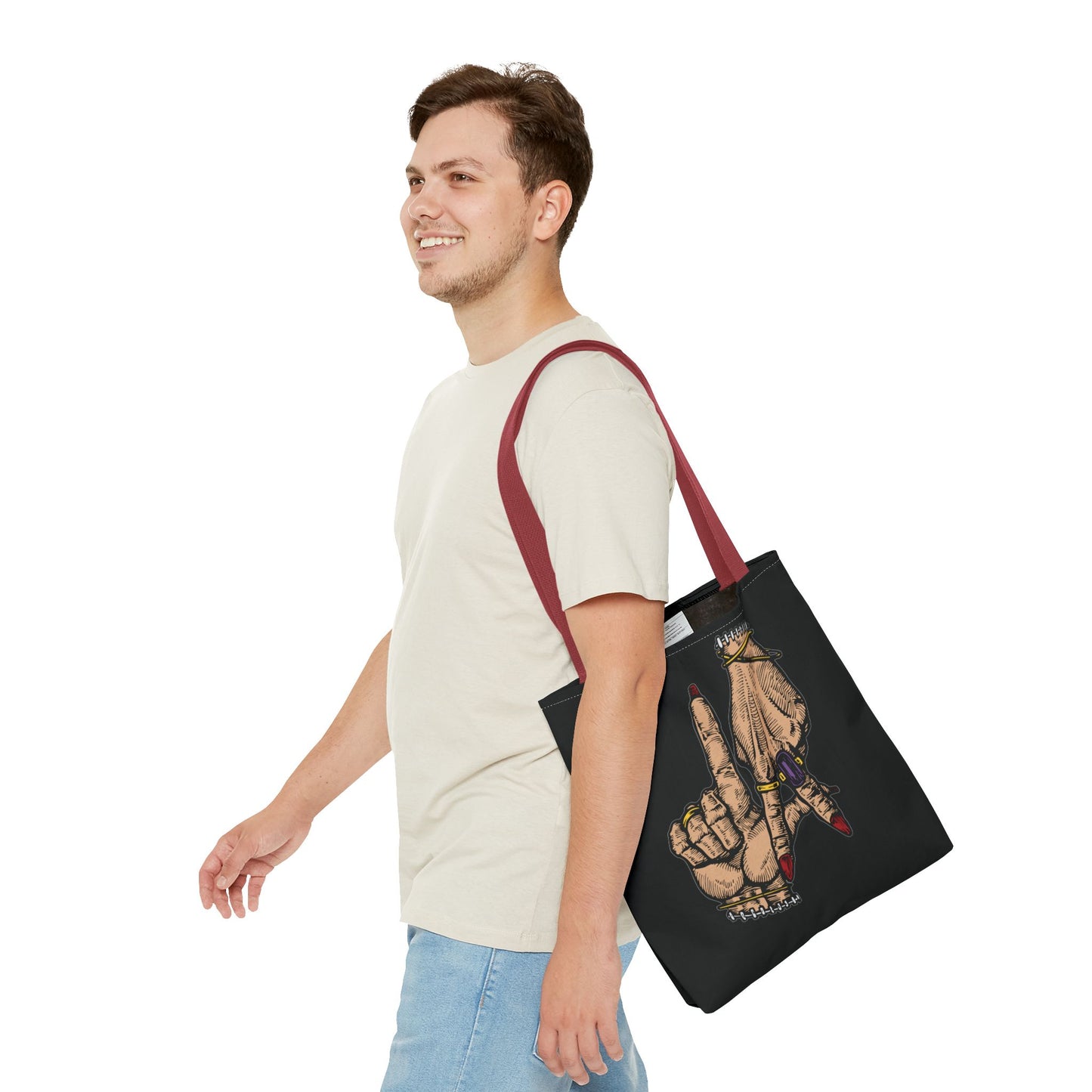 Stylish LA Hands Tote Bag - Chic and Unique for Everyday Use