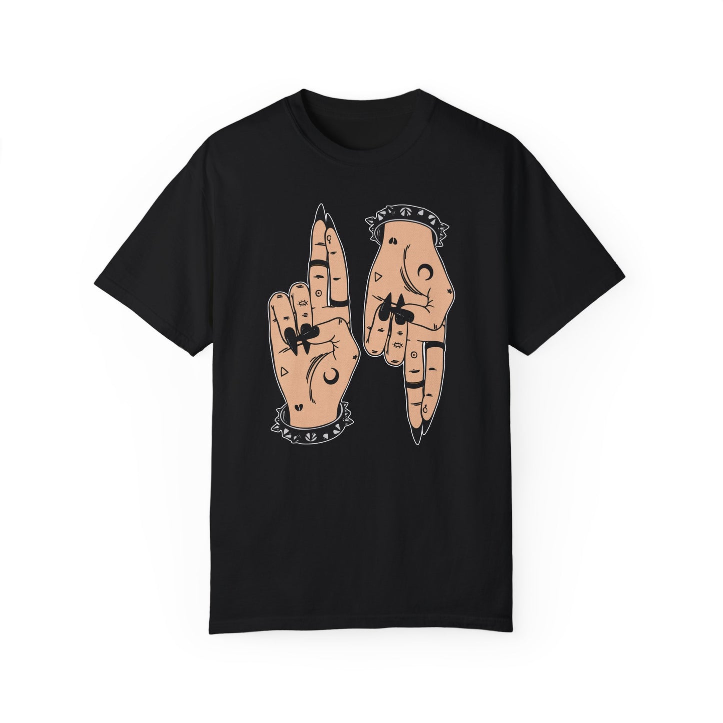 Vintage-Inspired Unisex T-Shirt with Hand Art