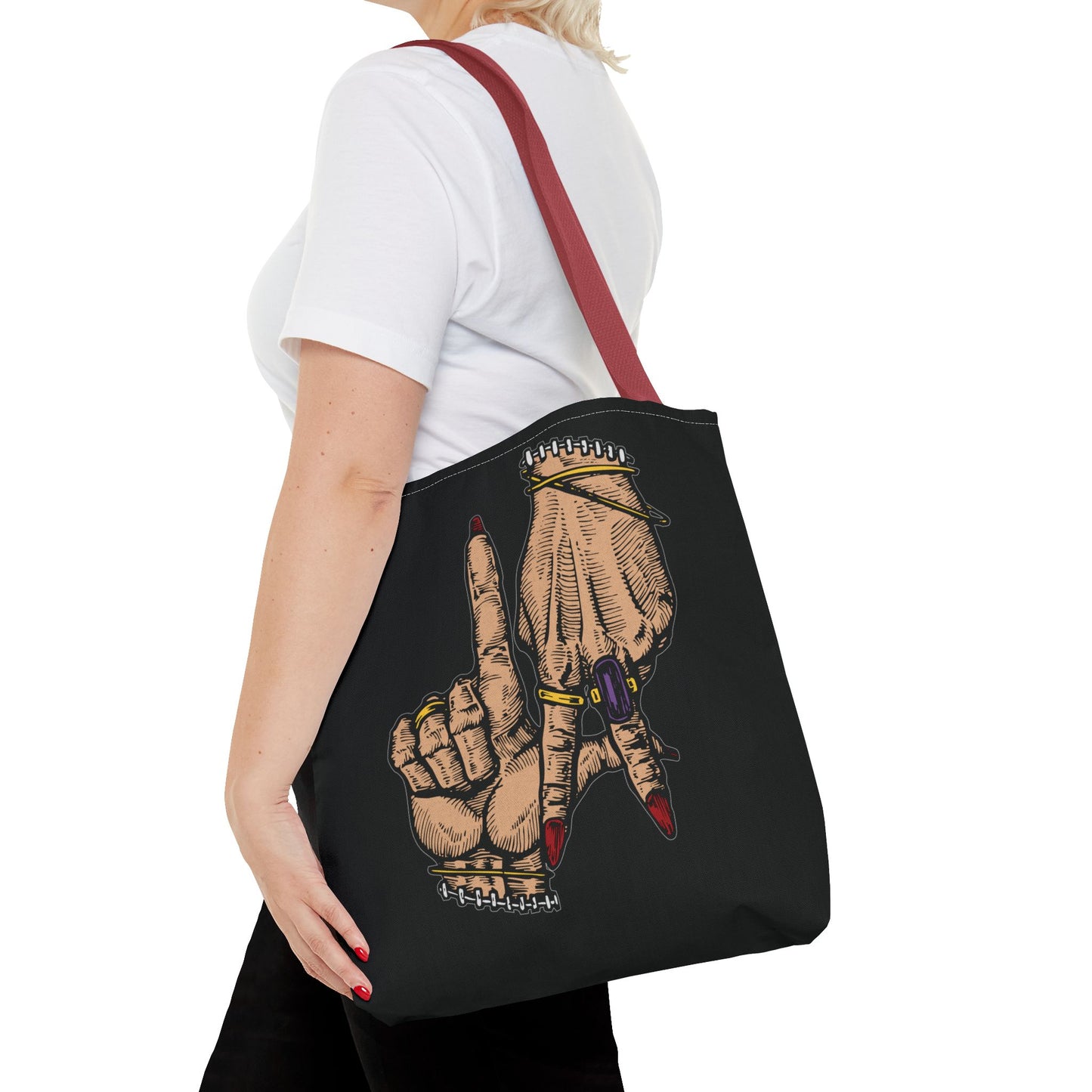 Stylish LA Hands Tote Bag - Chic and Unique for Everyday Use
