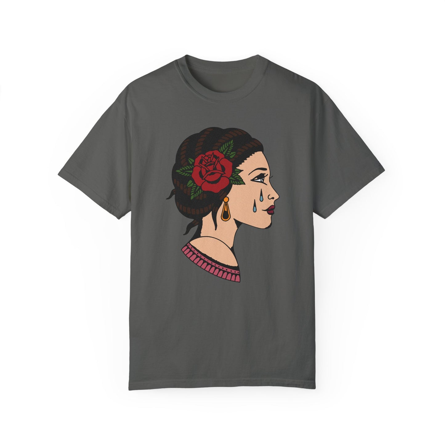 Emotional Floral Art - Unisex Garment-Dyed T-Shirt