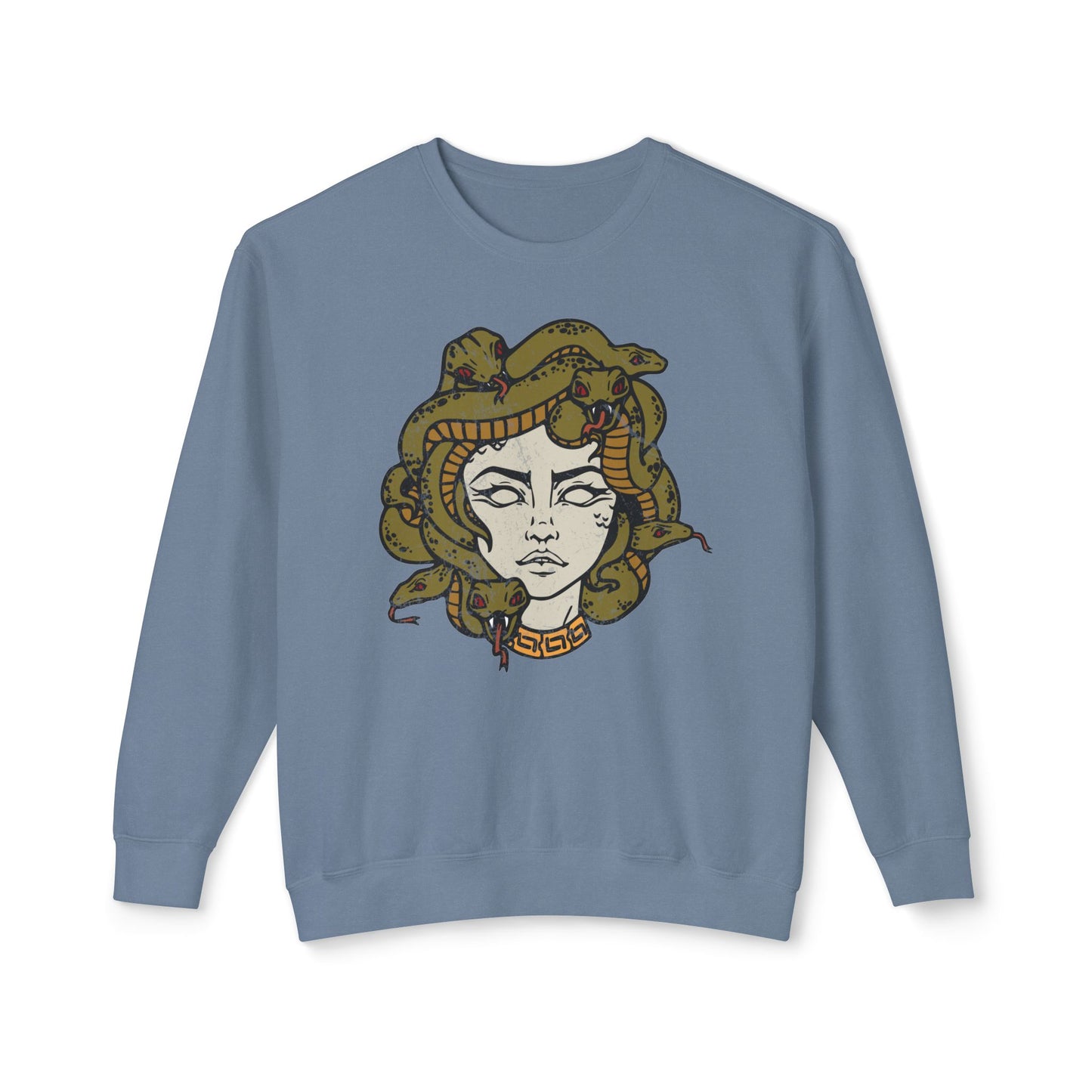 Medusa - Unisex Lightweight Crewneck Sweatshirt