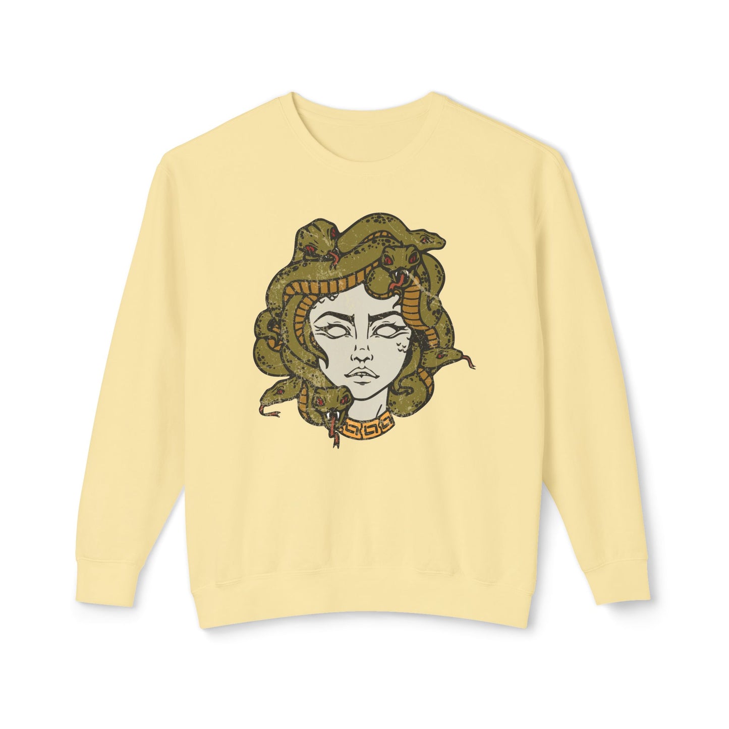 Medusa - Unisex Lightweight Crewneck Sweatshirt