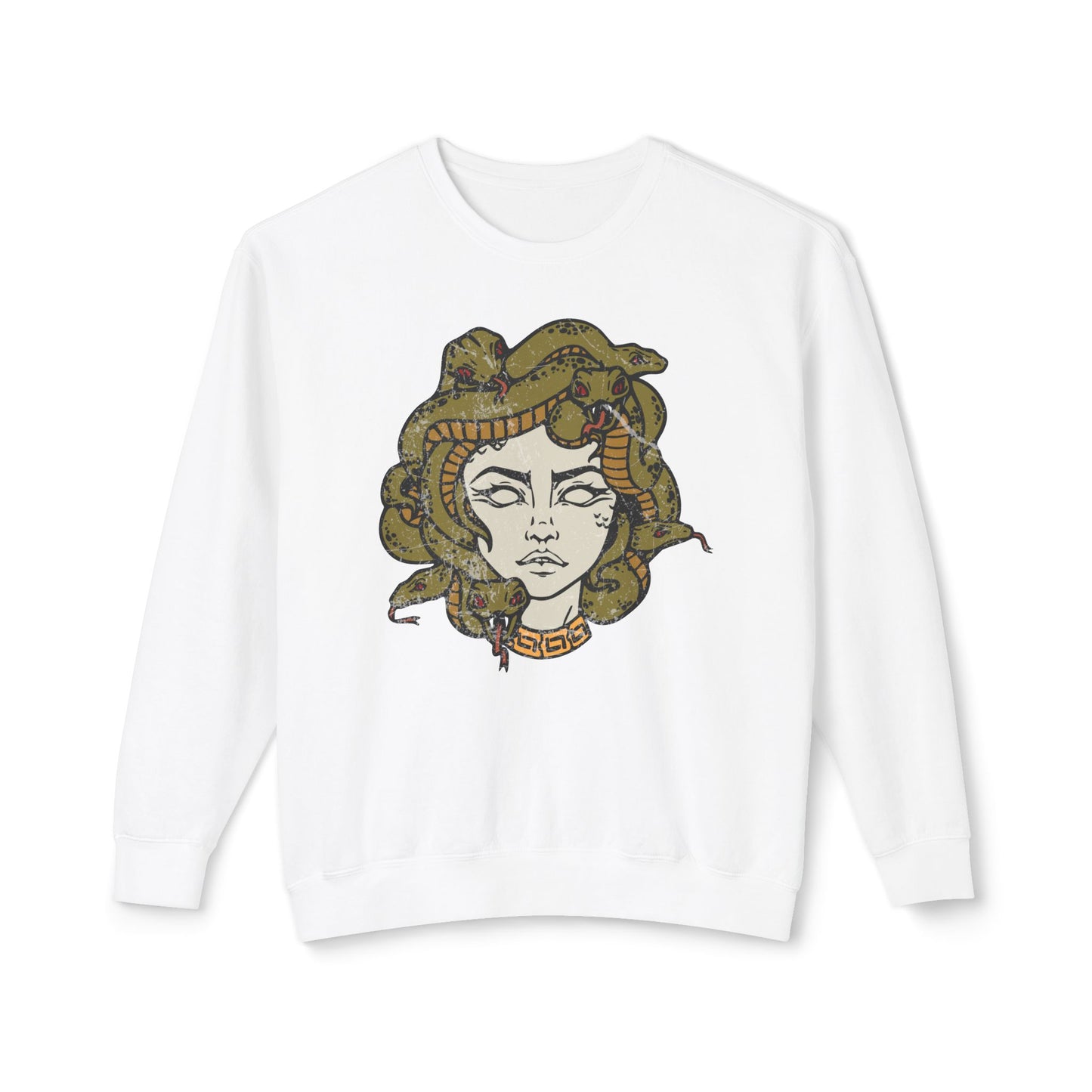 Medusa - Unisex Lightweight Crewneck Sweatshirt