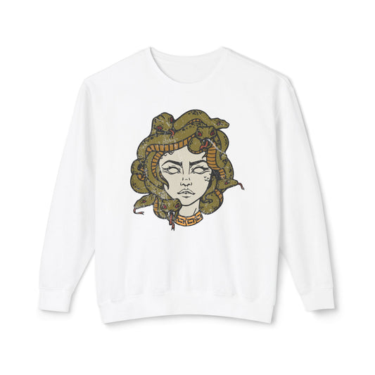 Medusa - Unisex Lightweight Crewneck Sweatshirt