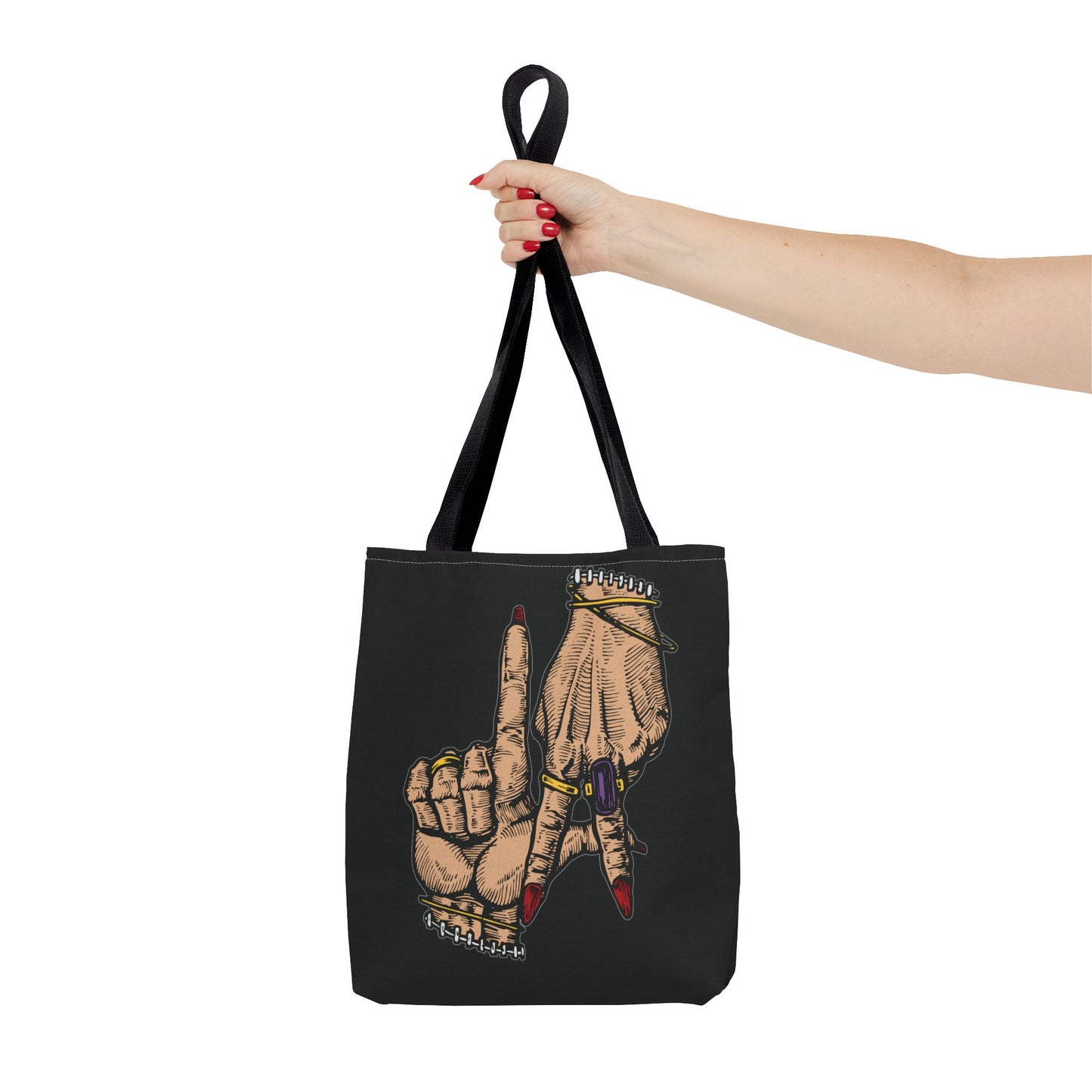 Stylish LA Hands Tote Bag - Chic and Unique for Everyday Use