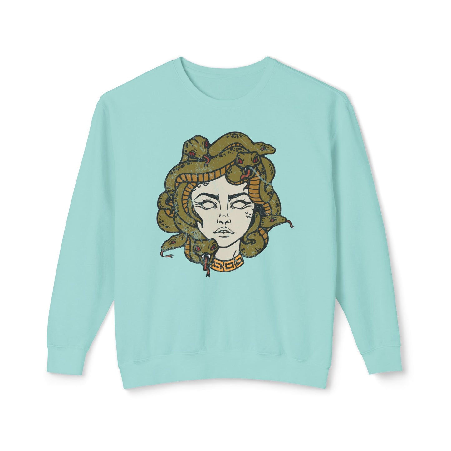 Medusa - Unisex Lightweight Crewneck Sweatshirt