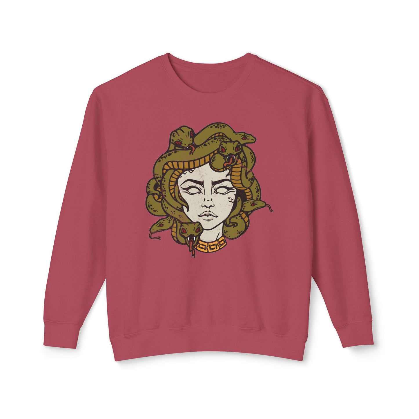 Medusa - Unisex Lightweight Crewneck Sweatshirt